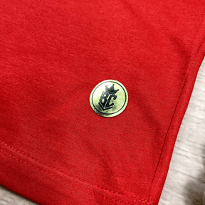 Camiseta Feminina Vermelha Aplique Always