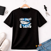 Camiseta Masculina Preta Meu Fardo é Leve