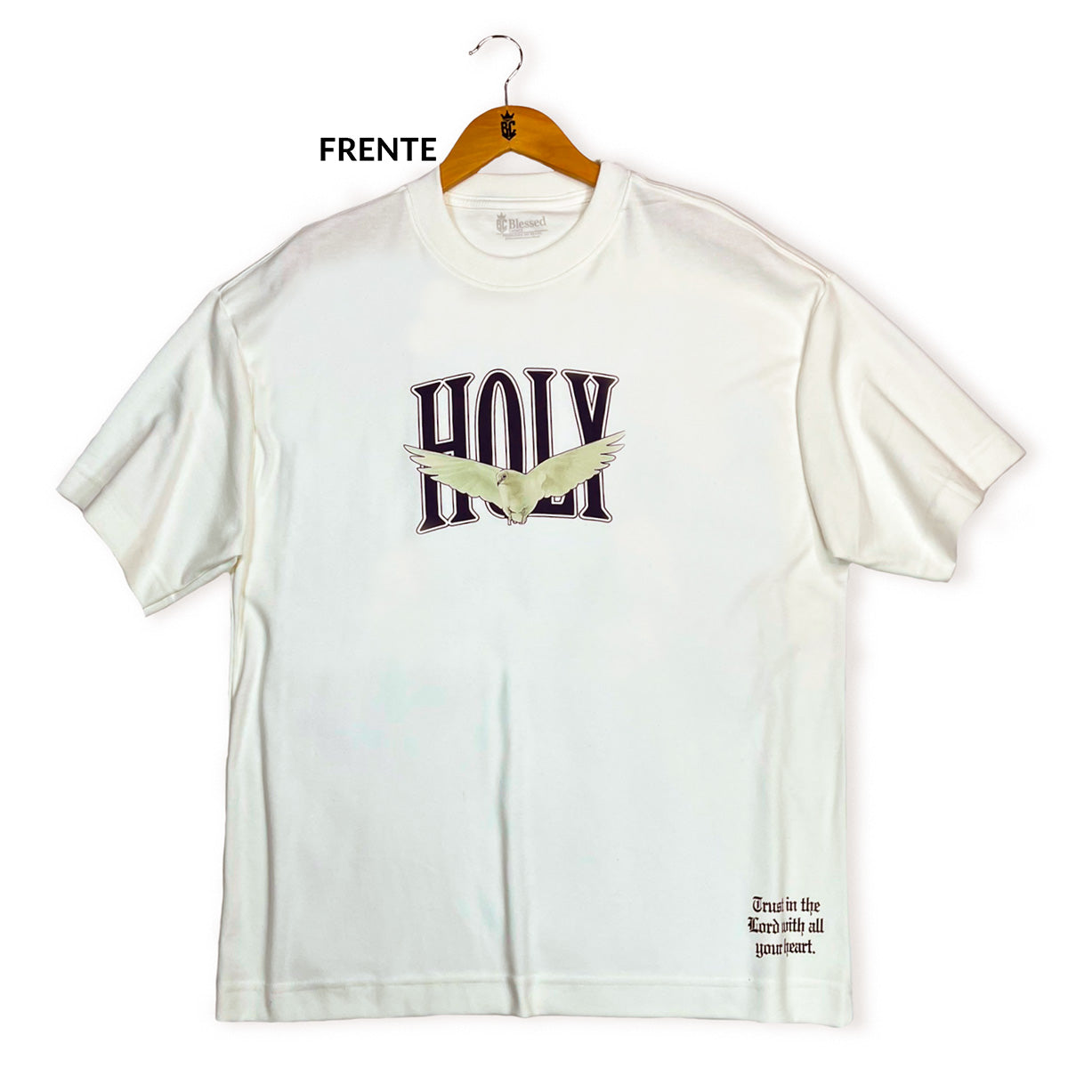 Oversized Off White Full Holy Spirit