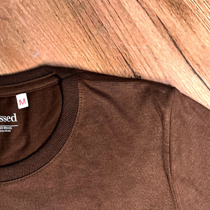 Camiseta Feminina Marrom Preciosa & Virtuosa
