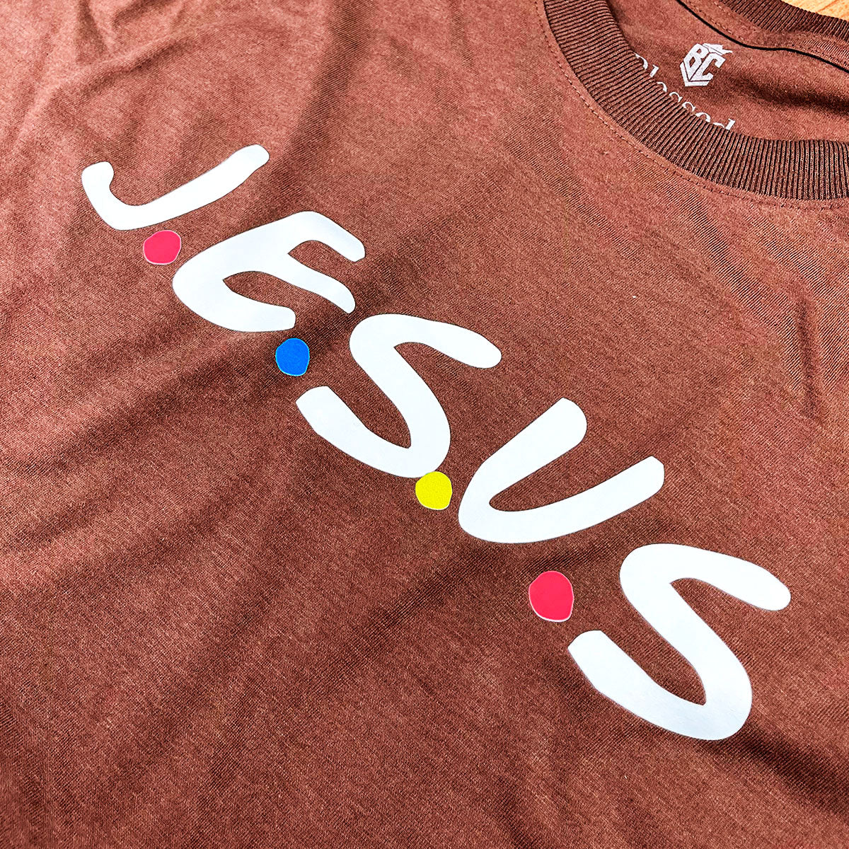 Camiseta Masculina Marrom J.E.S.U.S