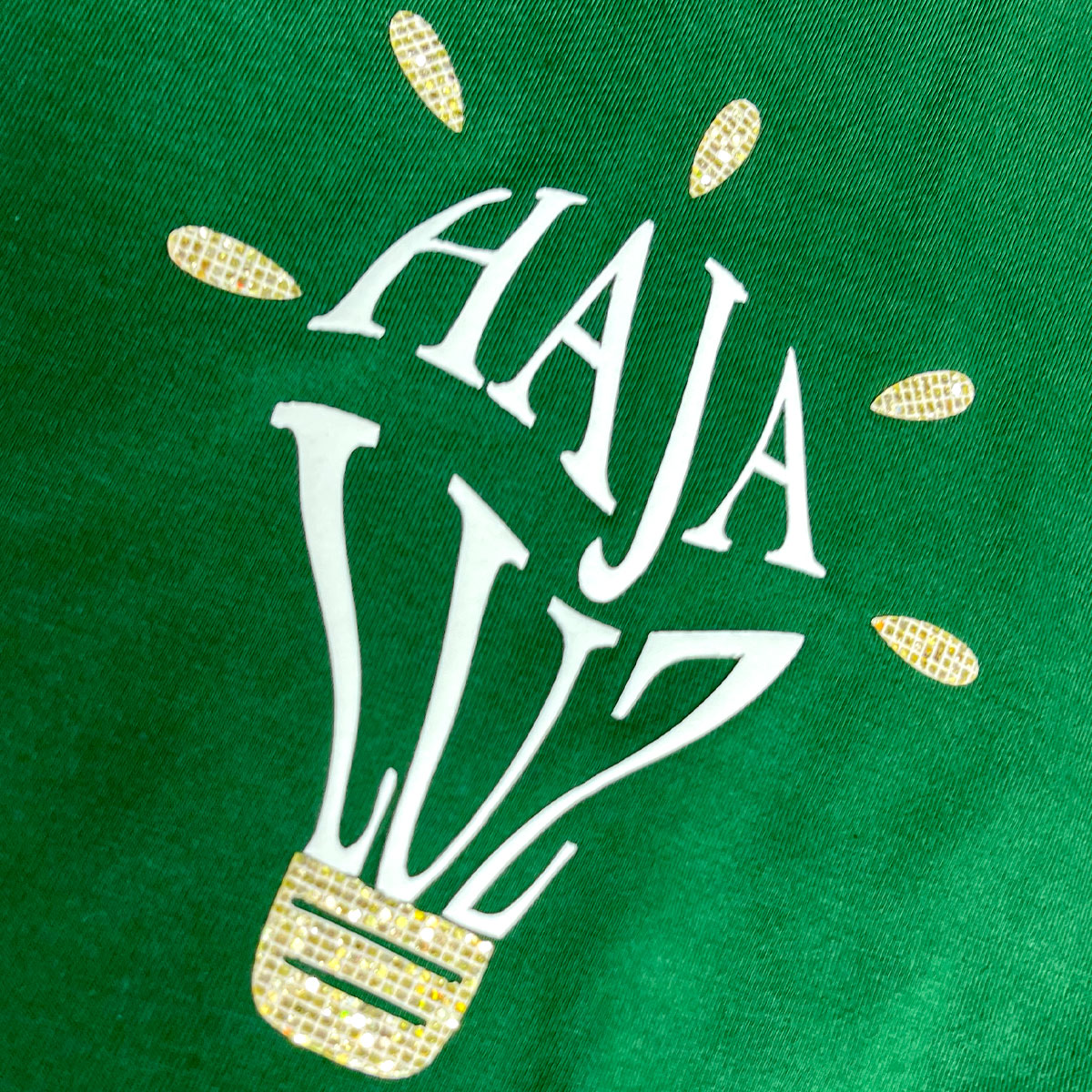 Camiseta Feminina Verde Haja Luz