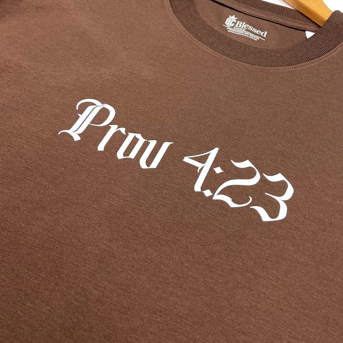 Oversized Marrom Full Guarda Teu Coração Prov 4:23