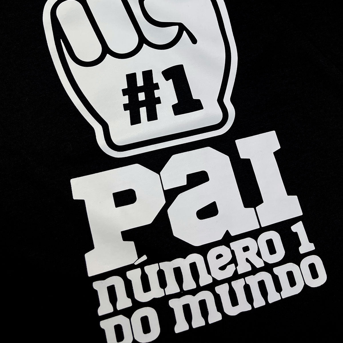 Camiseta Masculina Preta Pai Número 1 do Mundo