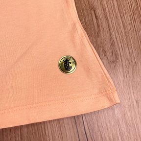 Camiseta Feminina Salmão Aplique Faith