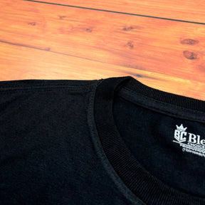 Camiseta Masculina Preta Aplique Camaleão IM Blessed
