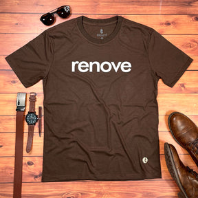 Camiseta Masculina Marrom Renove