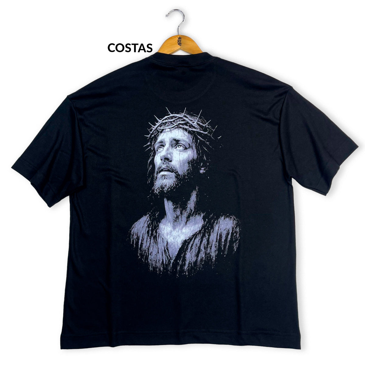 Oversized Preta Full Calvário Jesus