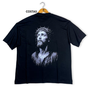 Oversized Preta Full Calvário Jesus