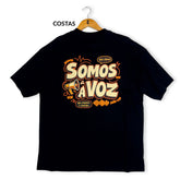 Oversized Preta Full Somos a Voz
