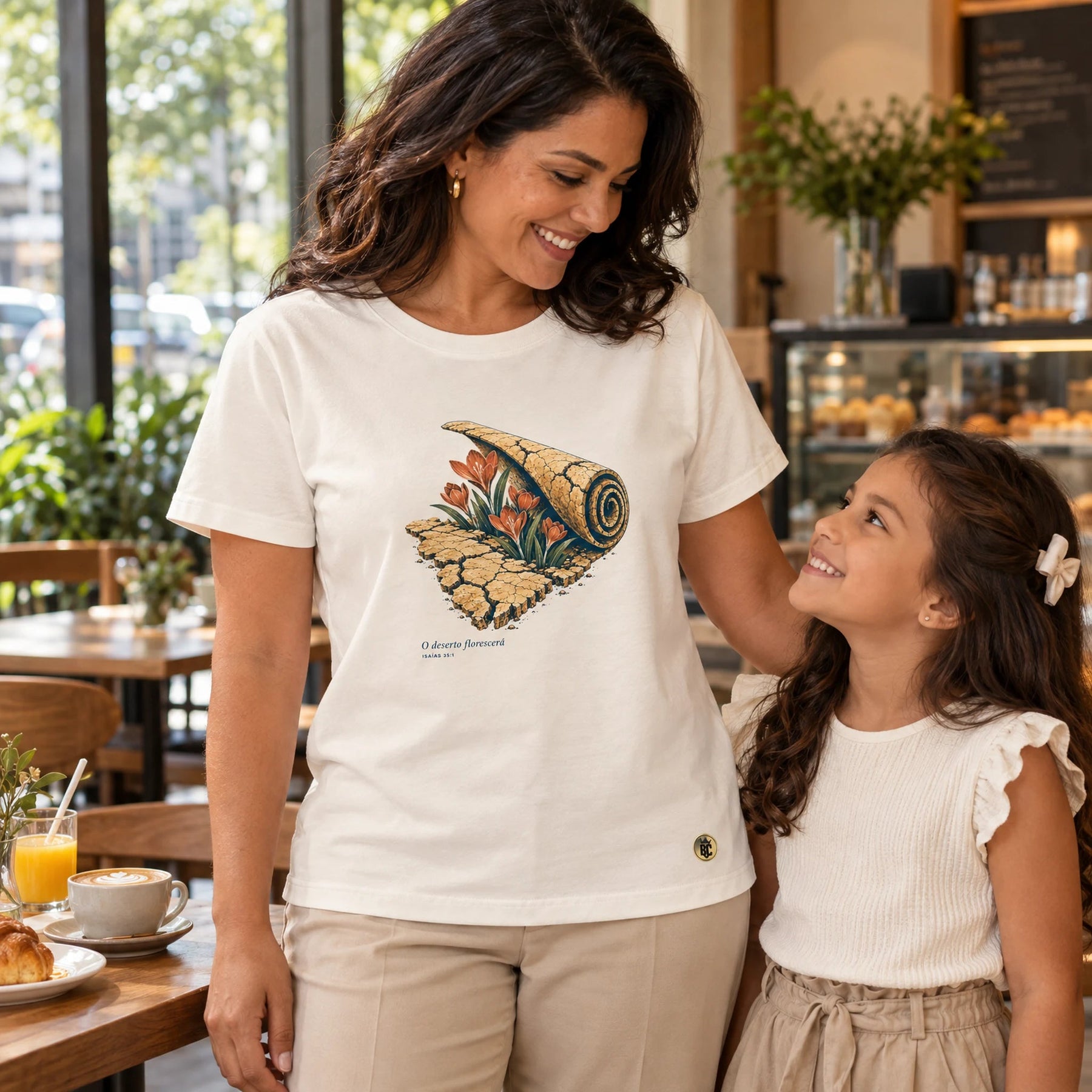 Camiseta Feminina Off White O deserto florescerá