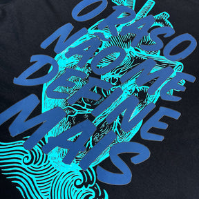 Oversized Preta Full O Raso Não Me Define Mais