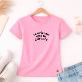 Camiseta Feminina Rosa Te Orienta Que tu é Crente