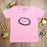 T-Shirt Infantil Rosa O Amor Me Amou