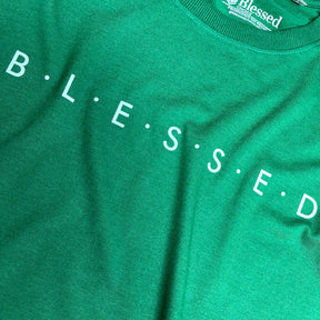 Camiseta Feminina Verde B.L.E.S.S.E.D