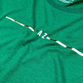 Camiseta Feminina Verde Paz Dourado