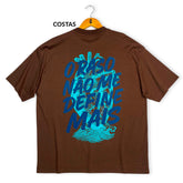 Oversized Marrom Full O Raso Não Me Define Mais