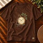 Camiseta Masculina Marrom Tudo tem seu tempo