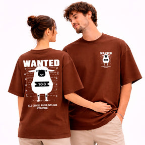 Oversized Marrom Ele Deixou as 99 Ovelhas por Você