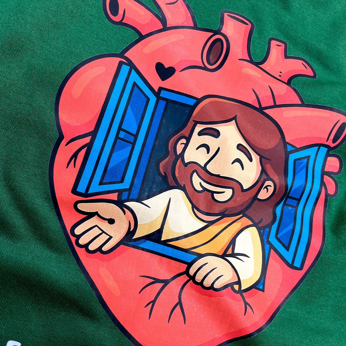 T-Shirt Infantil Verde Ele Faz Morada Em Mim!