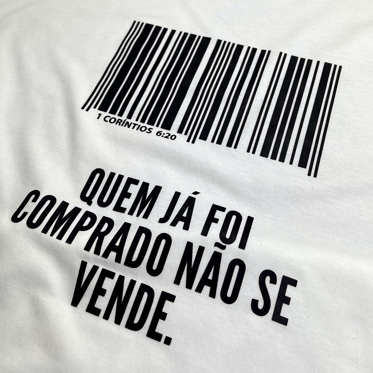 Camiseta Masculina Off White Quem Já Foi Comprado Não Se Vende