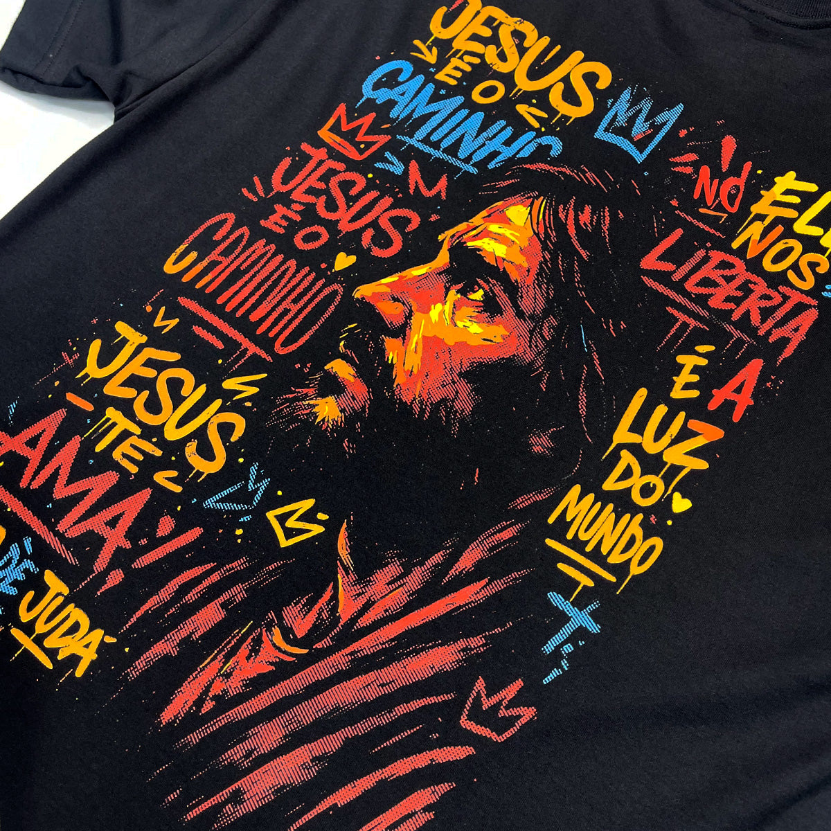 Oversized Preta Full A Luz Do Mundo