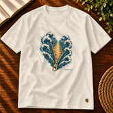 Camiseta Masculina Off White Ele abriu o mar
