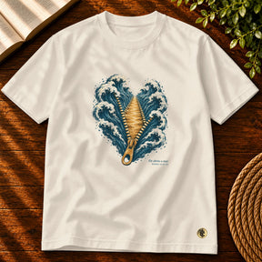 Camiseta Masculina Off White Ele abriu o mar