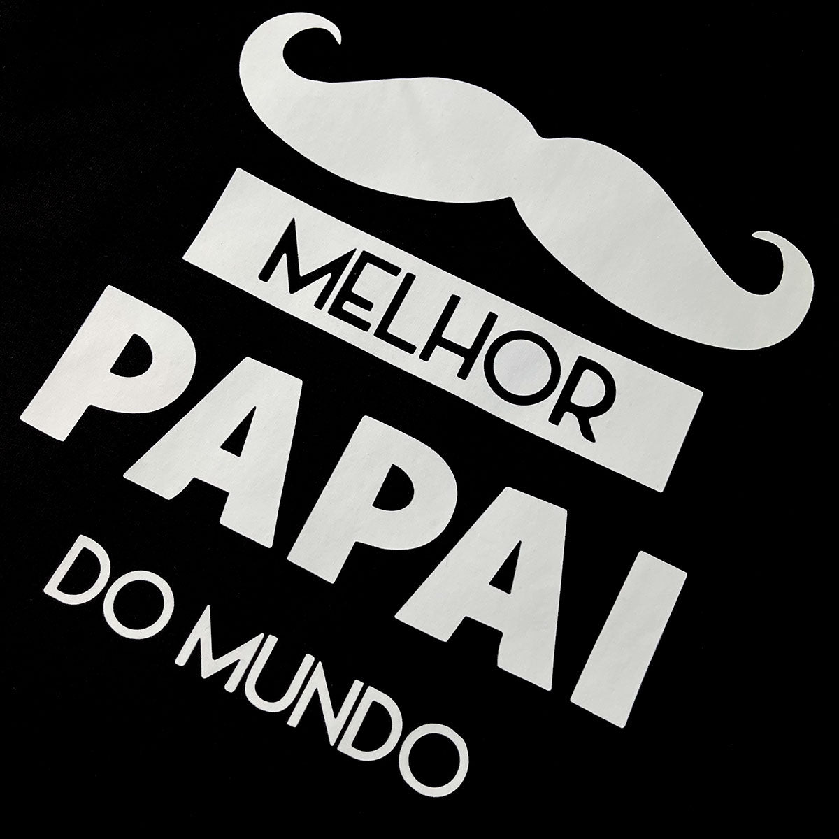 Kit Pai e Filho Preto Melhor Papai do Mundo