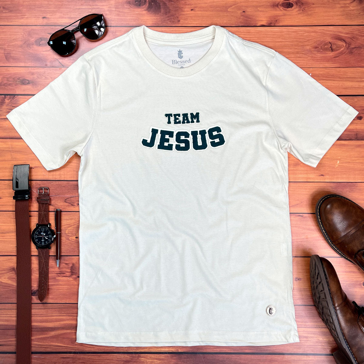 Camiseta Masculina Off White Team Jesus Veludo