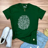 Camiseta Feminina Verde Digital Filho De Deus