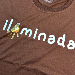 Camiseta Feminina Marrom Iluminada