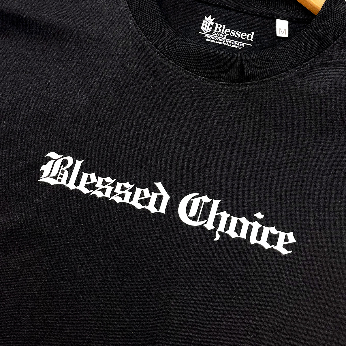 Oversized Preta Full O Amor De Cristo Nos Uniu