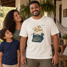 Camiseta Masculina Off White Tudo se fez novo
