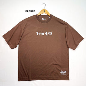 Oversized Marrom Full Guarda Teu Coração Prov 4:23