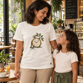 Camiseta Feminina Off White Tudo tem seu tempo