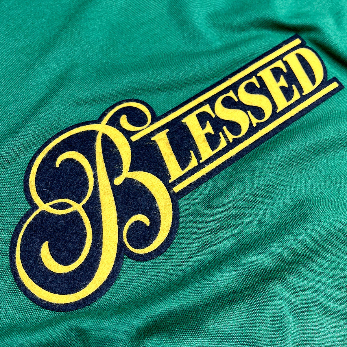 Camiseta Masculina Verde Blessed Veludo