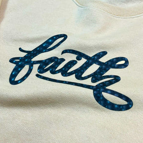 Moletom Caqui Aplique Faith