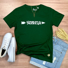 Camiseta Feminina Verde Yeshua Flecha