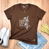 Camiseta Feminina Marrom Herdeira