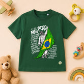 T-Shirt Infantil Verde E se Meu Povo