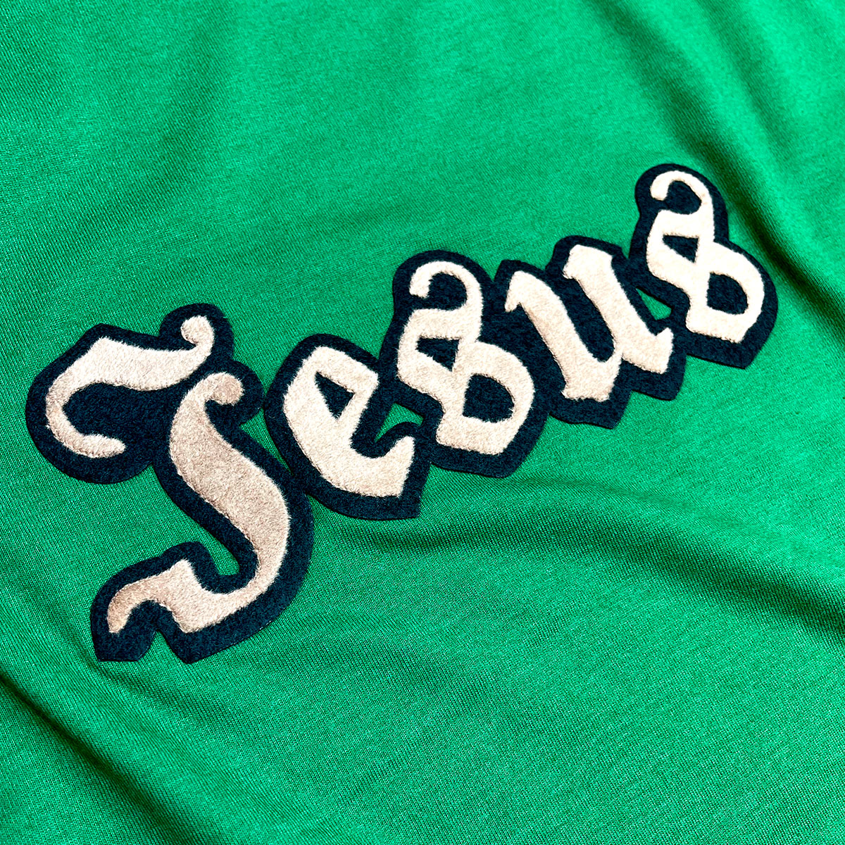 Camiseta Masculina Verde Veludo Jesus