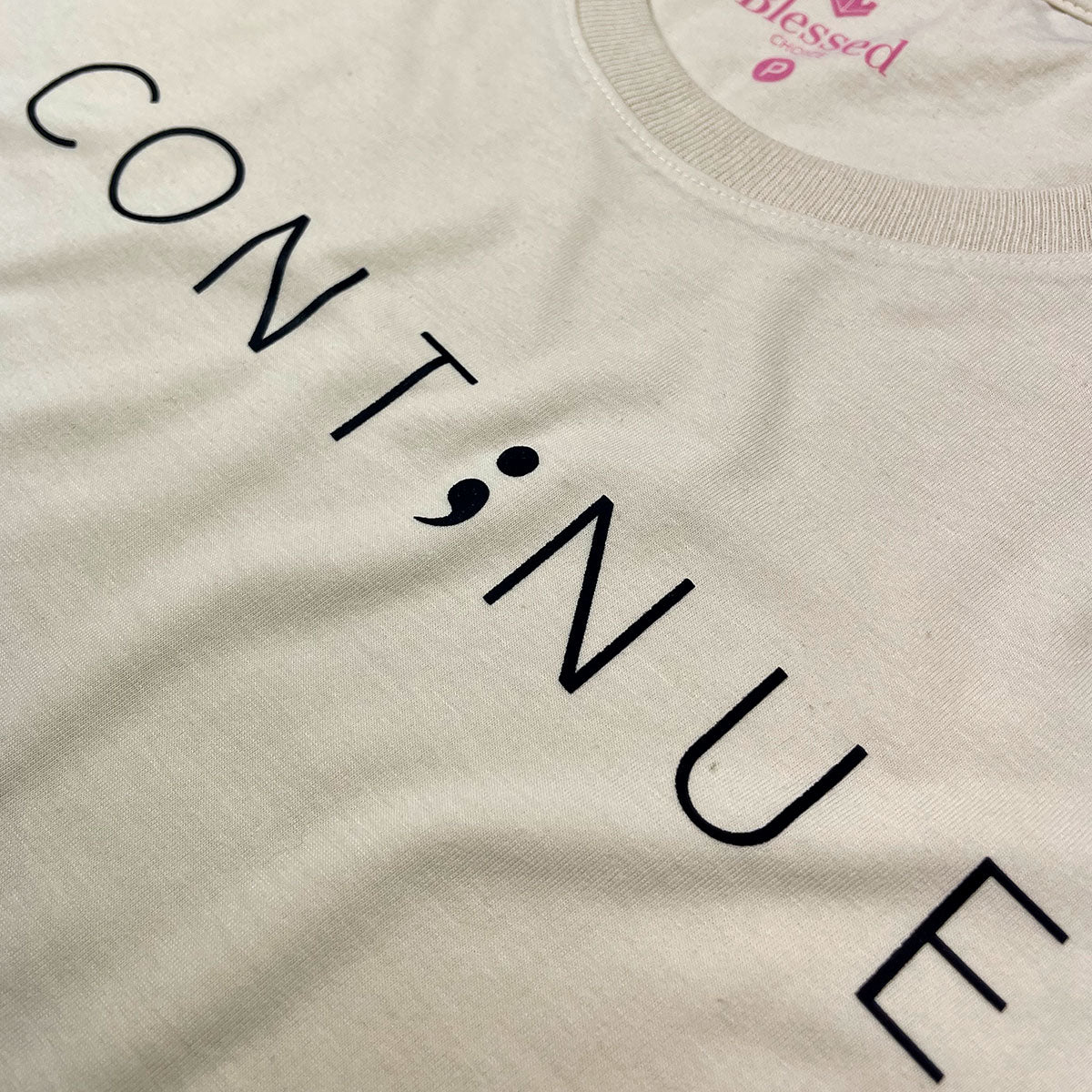 Camiseta Feminina Off White Continue