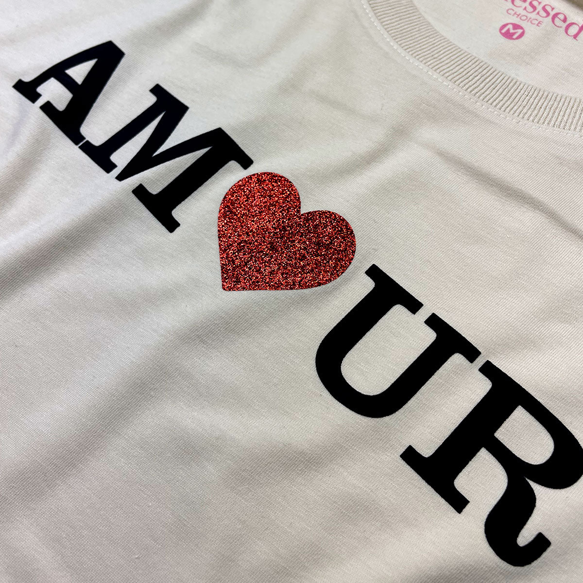 Camiseta Feminina Off White Amour