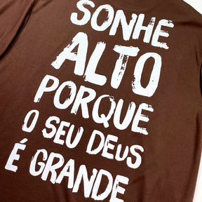 Oversized Marrom Full Sonhe Alto