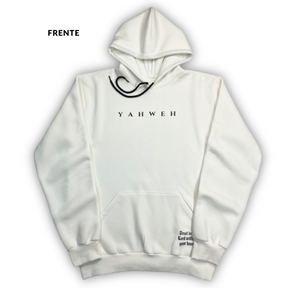 Moletom Canguru Com Capuz Off White Yahweh Hesed