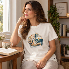 Camiseta Feminina Off White Paz além do entendimento