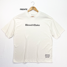 Oversized Off White Full O Amor De Cristo Nos Uniu