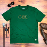 Camiseta Masculina Verde God is Good