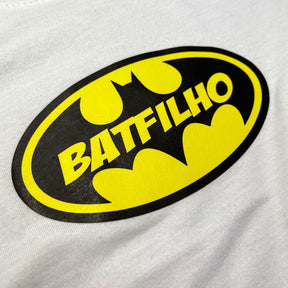 T-Shirt Infantil Branca BatFilho